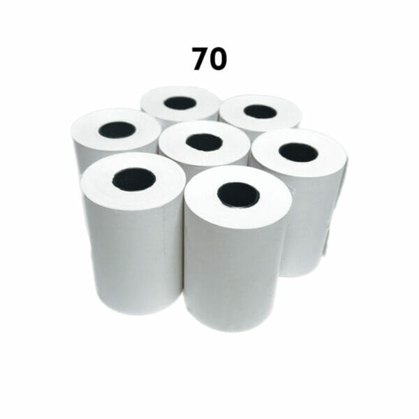 70 Rollos Térmicos 57x37mm